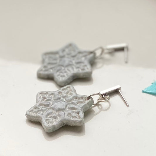 Ice Blue Snowflakes